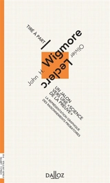 Un jalon vers une "science de la preuve" : la représentation graphique des raisonnements probatoires - Olivier Leclerc