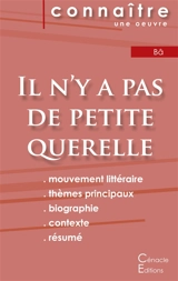 Fiche de lecture Il n'y a pas de petite querelle (Analyse littéraire de référence et résumé complet) - Amadou Hampâté Bâ