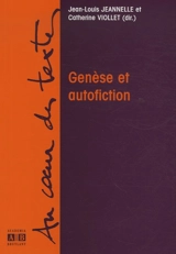 Genèse et autofiction