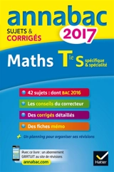 Maths terminale S, spécifique & spécialité : 2017 - Hervé Kazmierczak