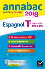 Espagnol terminale toutes séries, LV1 & LV2 : 2018 - Jean-Yves Kerzulec