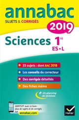 Sciences 1re ES, L : 2019 - Sylvie Guérin-Bodeau