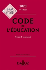Code de l'éducation 2023 : annoté & commenté