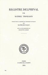 Registre delphinal - Mathieu Thomassin