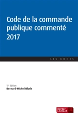 Code de la commande publique commenté 2017
