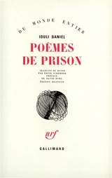 Poèmes de prison - Iouli Daniel