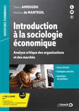 Introduction à la sociologie économique : analyse critique des organisations et des marchés - Thierry Amougou