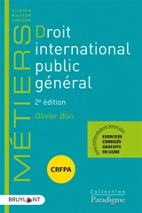 Droit international public général - Olivier Blin