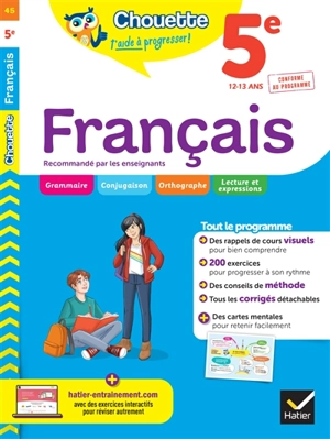 Français 5e, 12-13 ans : conforme au programme - Thierry Marquetty