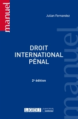 Droit international pénal - Julian Fernandez