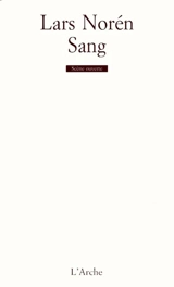Sang - Lars Norén