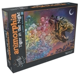 Animorphia : tiger in the night : 1.000 pieces jigsaw puzzle - Kerby Rosanes