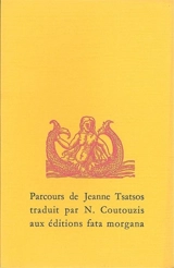 Parcours - Jeanne Tsatsos