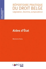 Aides d'Etat - Marianne Dony