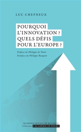 Pourquoi l'innovation ? Quels défis pour l'Europe ? - Luc Chefneux