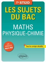 Maths, physique chimie terminale STI2D - Pascal Clavier