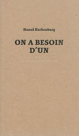 On a besoin d'un fantôme - Hanus Hachenburg