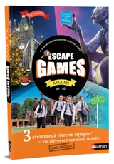 Escape games : anglais cycle 3, A1-A2 - Patrick Moore