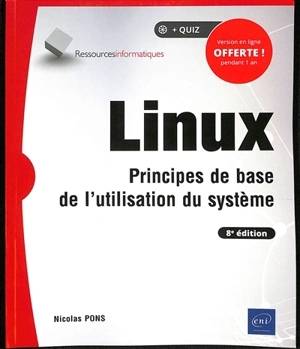 Linux : principes de base de l'utilisation du système - Nicolas Pons