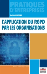 L'application du RGPD par les organisations - Maïté Guillemain