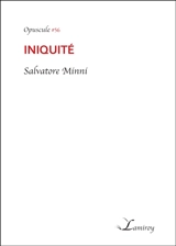 Iniquité - Salvatore Minni