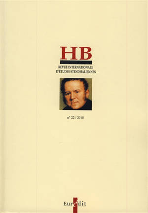 HB, revue internationale d'études stendhaliennes, n° 22