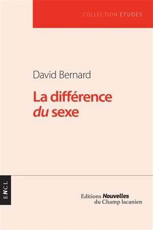 La différence du sexe - David Bernard