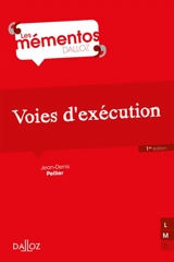 Voies d'exécution - Jean-Denis Pellier