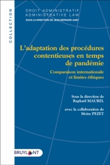 L'adaptation des procédures contentieuses en temps de pandémie : comparaison internationale et limites éthiques