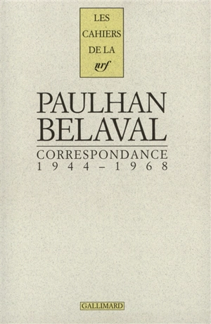 Correspondance 1944-1968 - Jean Paulhan