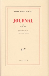 Journal. Vol. 2. 1919-1936 - Roger Martin du Gard
