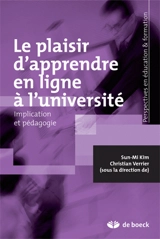 Le plaisir d'apprendre en ligne à l'université : implication et pédagogie