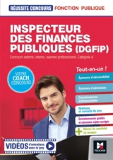 Inspecteur des finances publiques (DGFIP) : concours externe, interne, examen professionnel, catégorie A : tout-en-un ! - Michaël Mulero
