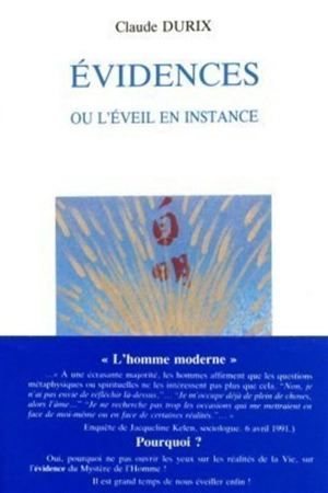 Evidences ou l'Eveil en instance - Claude Durix