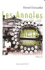 Les annales de Métaclassique. Vol. 2 - David Christoffel