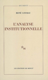 L'analyse institutionnelle - René Lourau