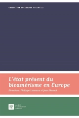 L'état présent du bicamérisme en Europe : actes de la journée d'étude du 16 octobre 2015