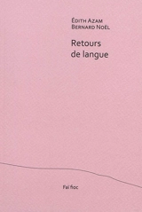 Retours de langue - Edith Azam