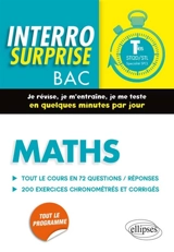 Maths terminales STI2D, STL spécialité SPCL : tout le cours en 72 questions-réponses, 200 exercices chronométrés et corrigés - Irène Bros