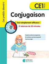 Conjugaison CE1, 7-8 ans : 31 séances de 20 minutes - Brigitte Guigui