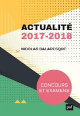 Actualité 2017-2018 : concours et examens - Nicolas Balaresque