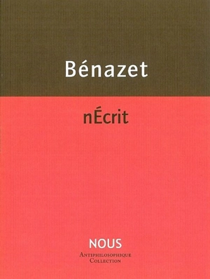 nÉcrit - Luc Bénazet
