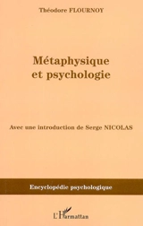 Métaphysique et psychologie : 1890 - Théodore Flournoy