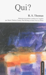 Qui ? - Ronald Stuart Thomas