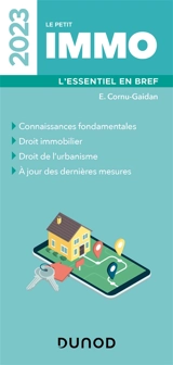 Le petit immobilier 2023 : l'essentiel en bref - Evelyne Cornu-Gaidan