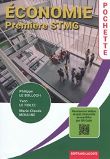 Economie, première STMG : pochette - Philippe Le Bolloch