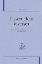 Dissertations diverses - John Toland