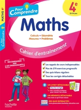 Pour comprendre les maths 4e : cahier d'entraînement - Philippe Rousseau