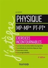 Physique : MP, MP*, PT, PT* : exercices incontournables - Jean-Noël Beury