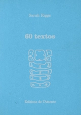 60 textos - Sarah Riggs